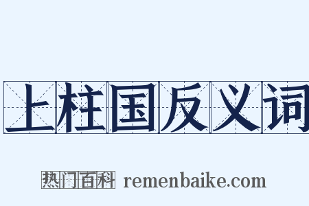 上柱国反义词是什么意思的图片